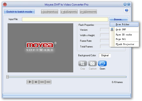 convert swf to mkv